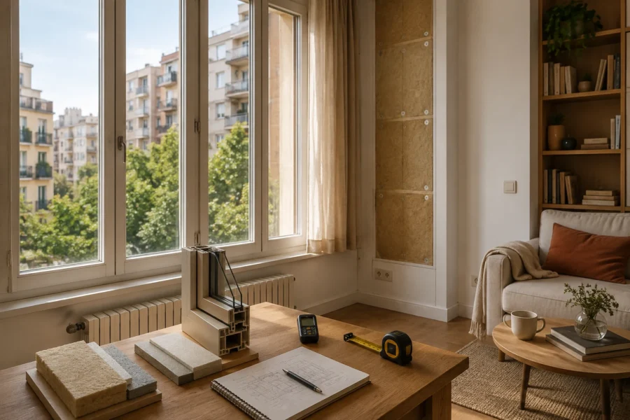 Septiembre: aislamiento y climatización en Madrid