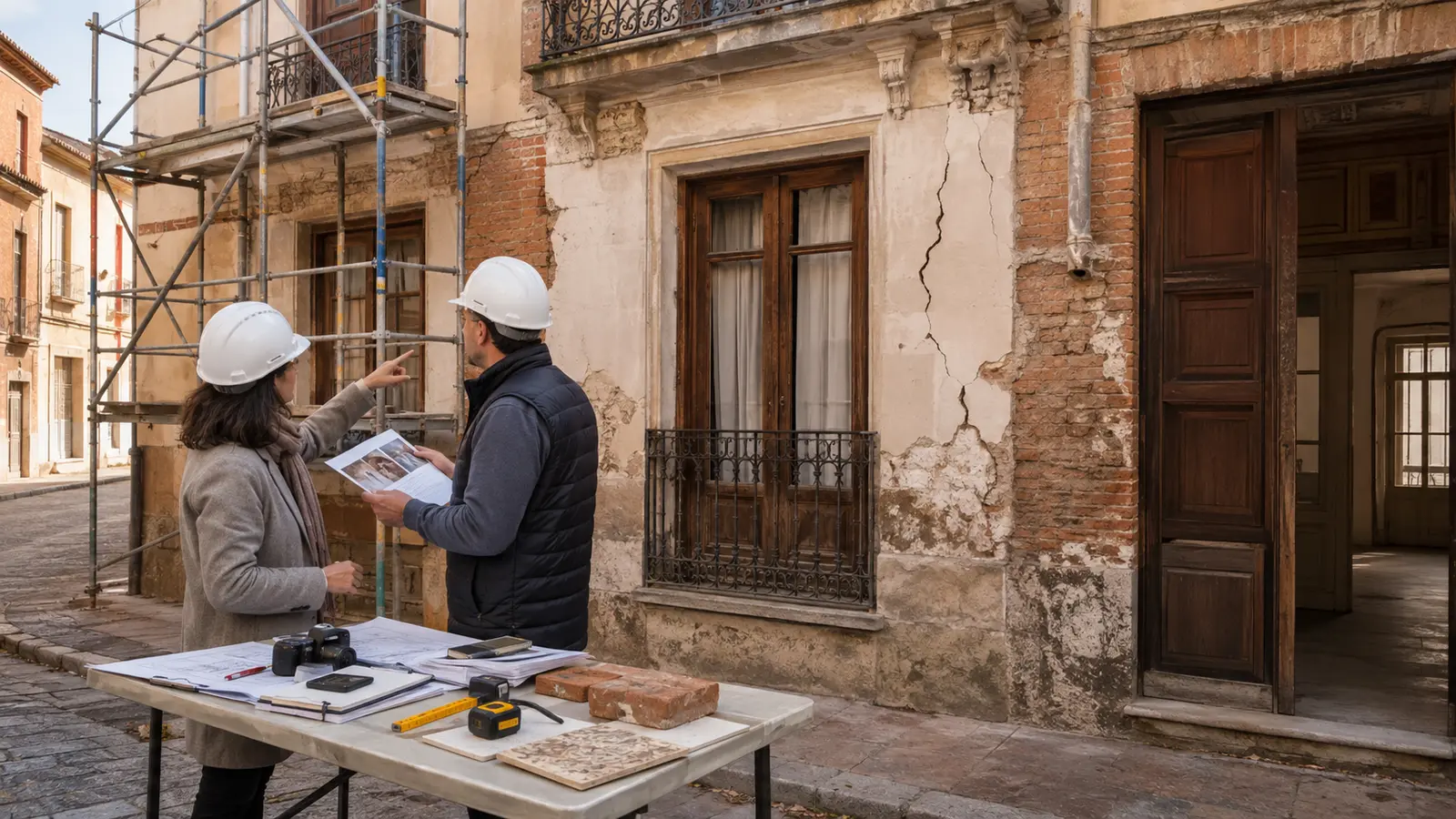 Inspección previa para rehabilitar un inmueble privado BIC o BIP en la Comunidad de Madrid