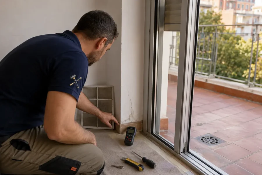 Daños en casa después del verano en Madrid
