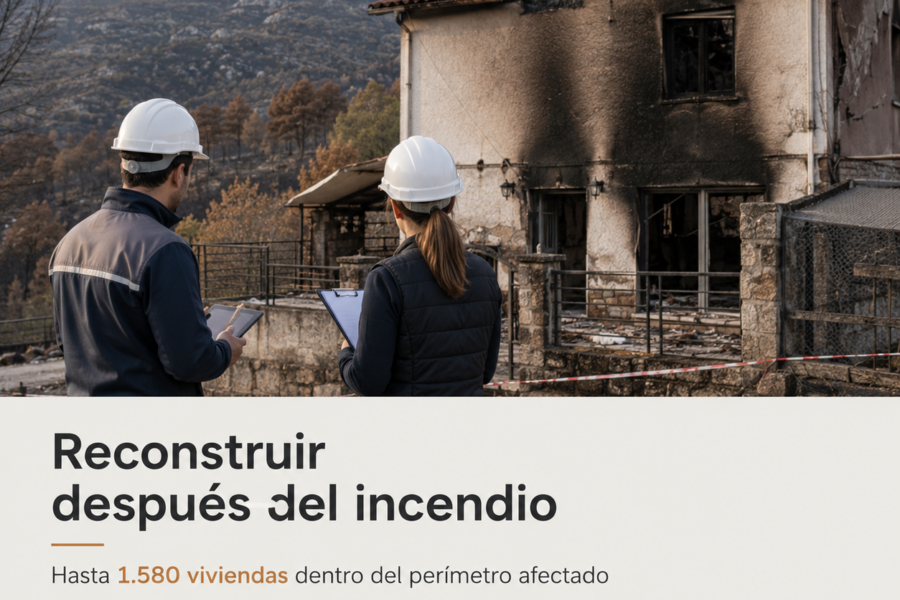 La recuperación de las viviendas afectadas por los incendios de Madrid y Ávila podría superar los 157 millones