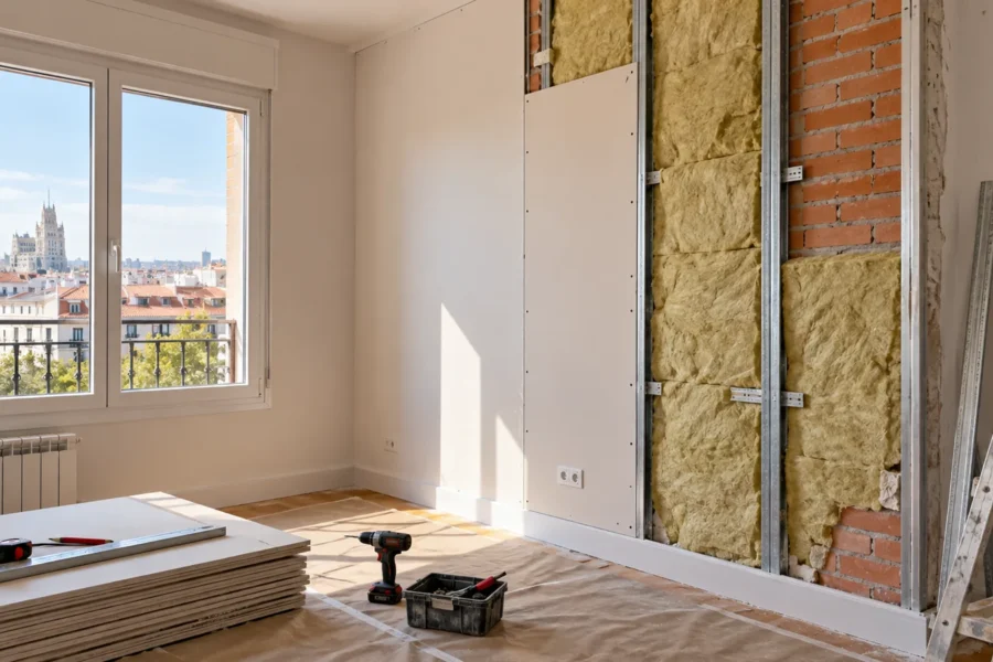¿Merece la pena aislar las paredes en Madrid?
